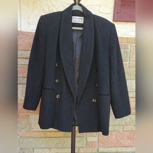 Focus 2000  winter  Fully‎ Lined Cashmere Wool Coat Jacket Womens Size 14